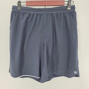 VRST Men's Athletic Shorts Navy Performance Training Gym Workout Size MEDIUM